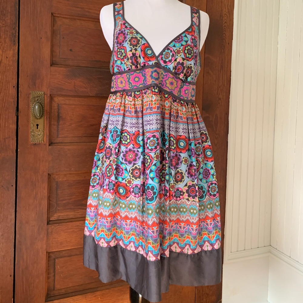 Anthropologie silk dress